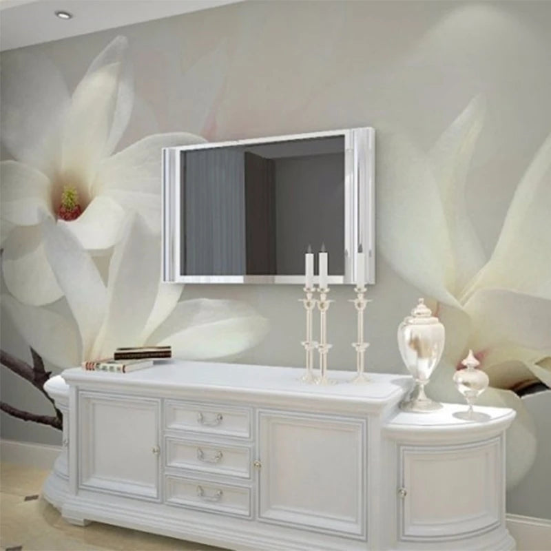 3D Wallpaper Floral Scenery for TV Wallpaper