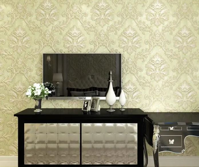 European Style Damask Wallpaper SKU# WAL0409