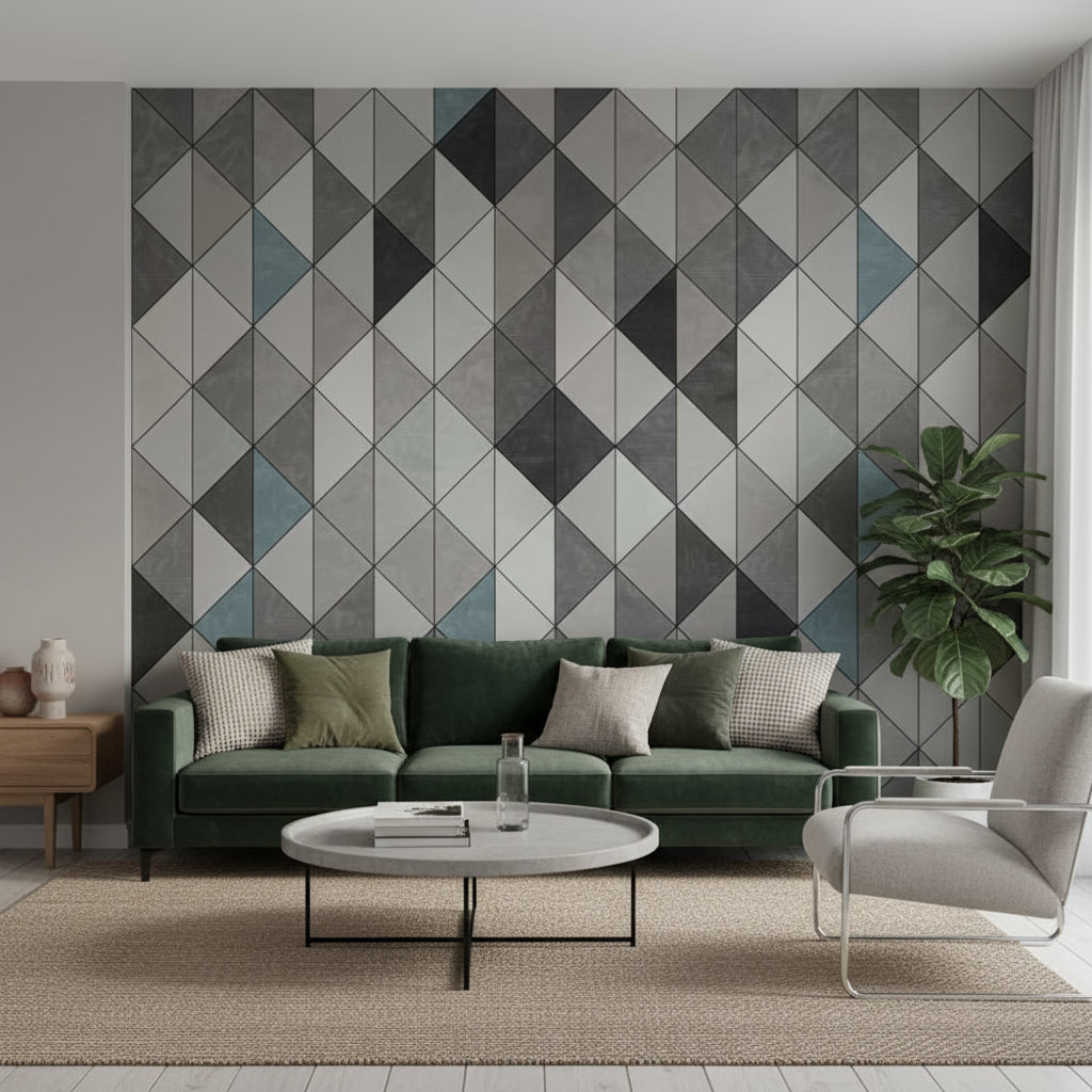 3D Wallpaper Diamond Slate Fusion SKU# WAL0781