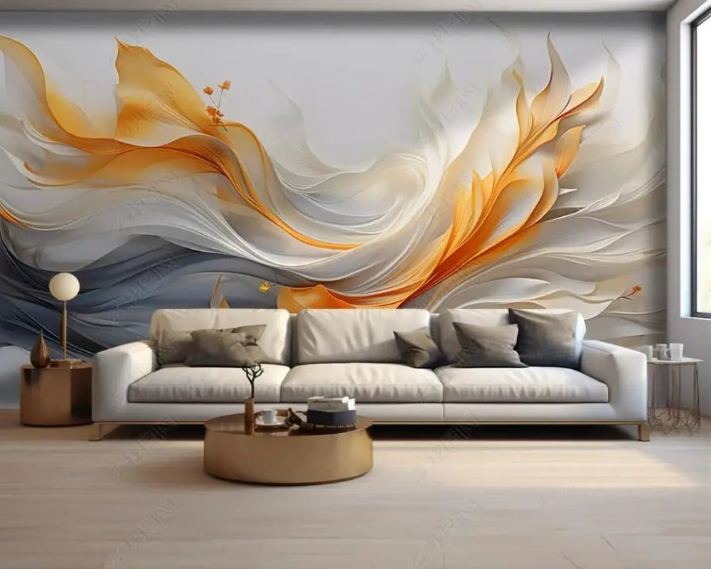 3D Wallpaper Abstract Feather Series III