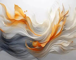 3D Wallpaper Abstract Feather Series III