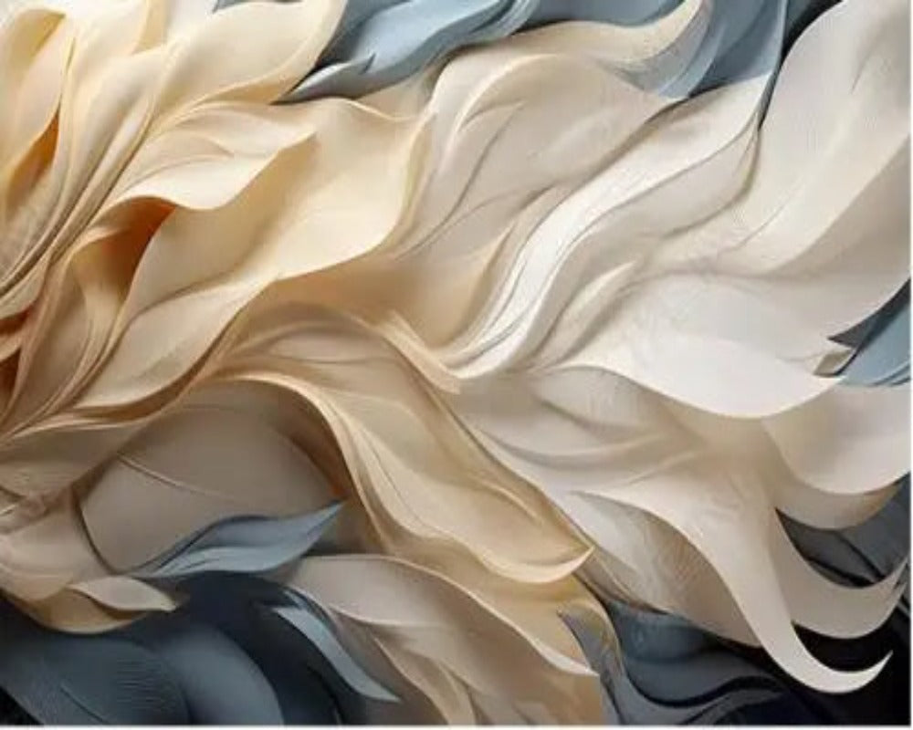 3D Wallpaper Abstract Feather Series I