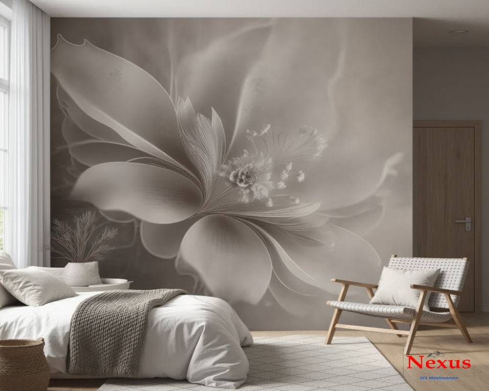 3D Wallpaper Petal Whispers
