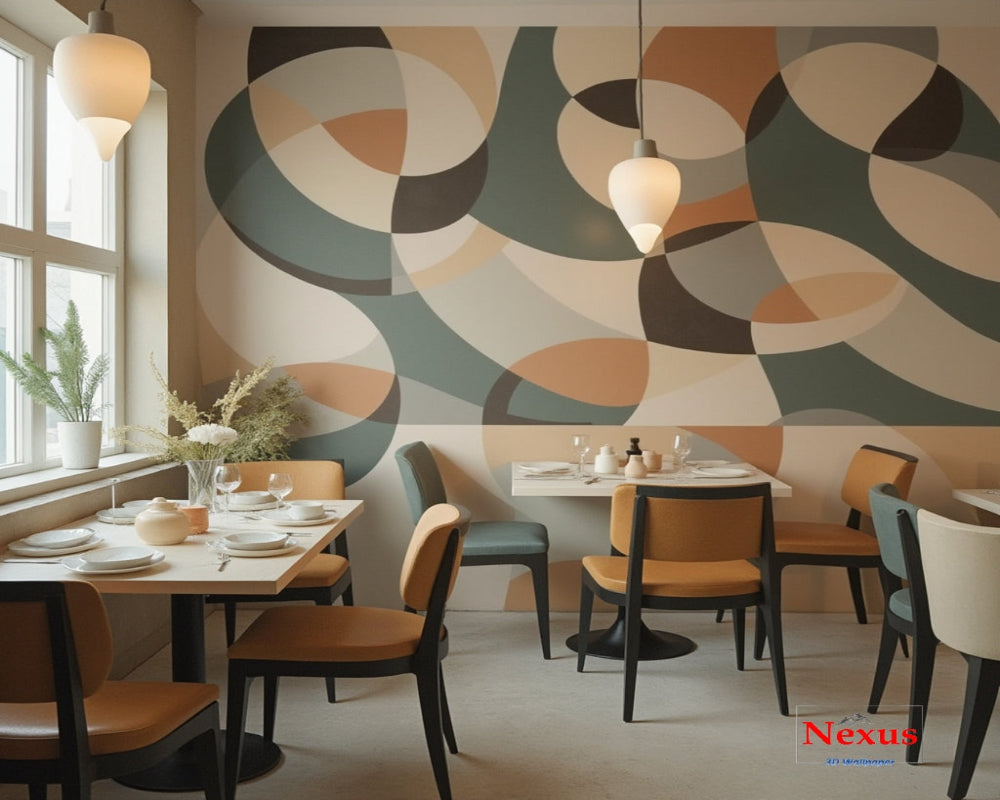 3D Wallpaper Modern Mingle