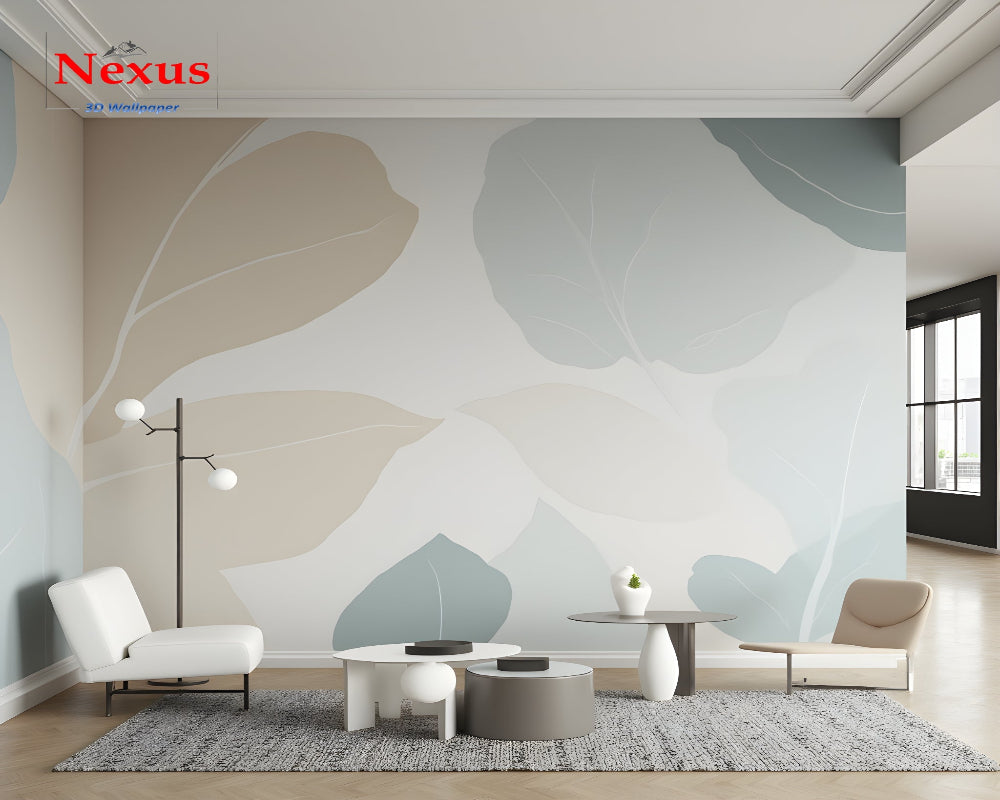 3D Leaf Wallpaper