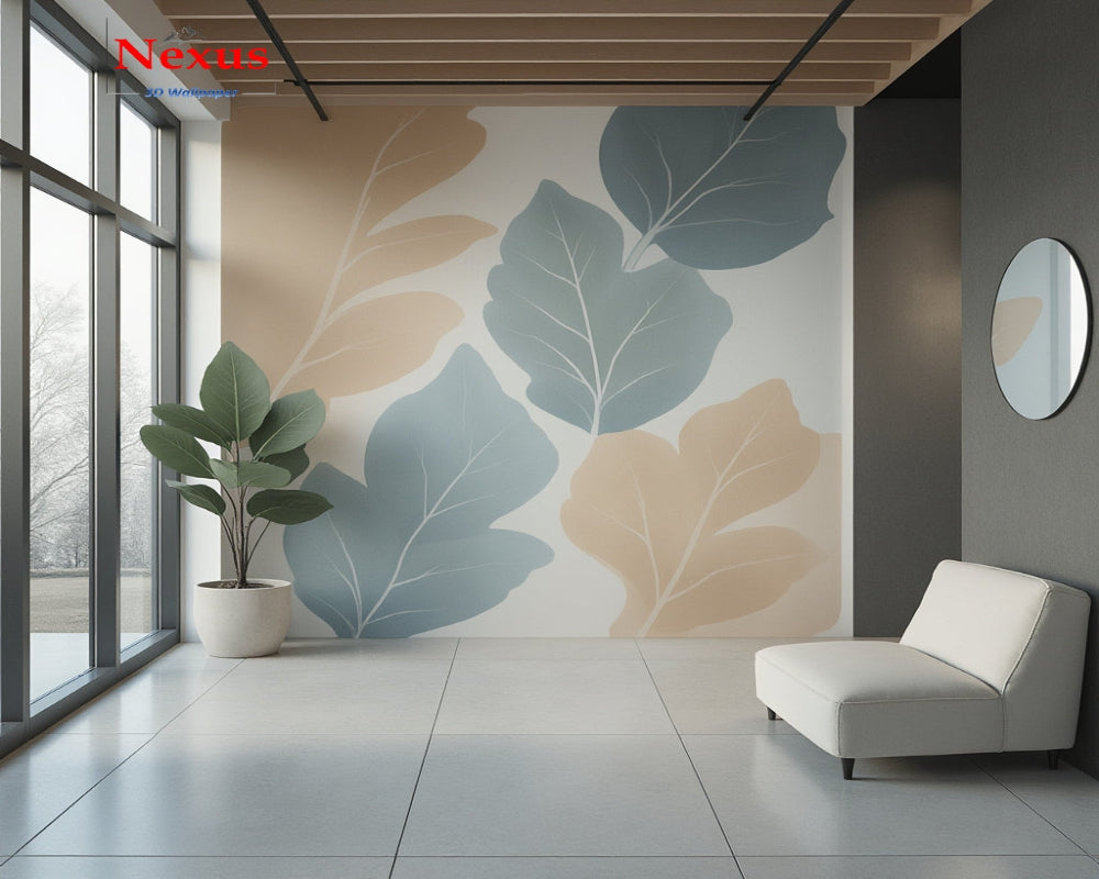 3D Leaf Wallpaper