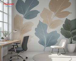 3D Leaf Wallpaper