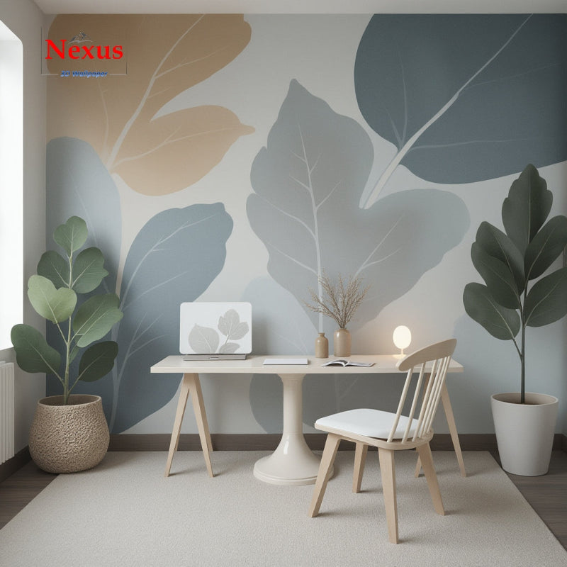 3D Leaf Wallpaper