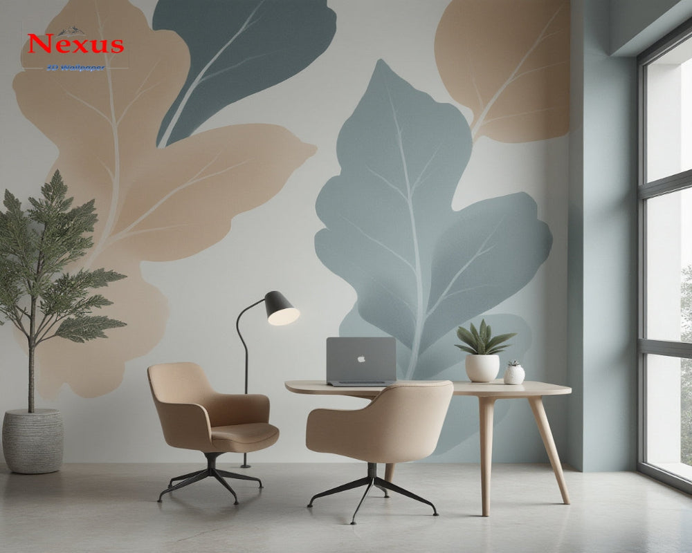 3D Leaf Wallpaper