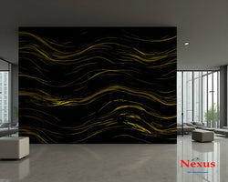 3D Wallpaper Gold Marble
