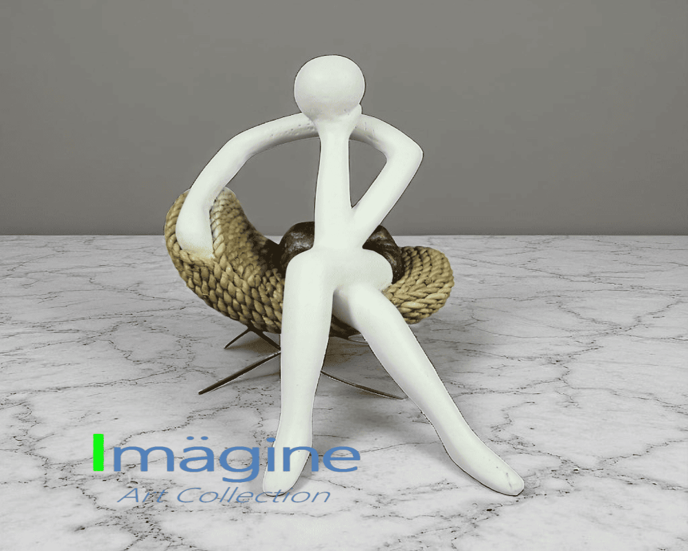 Chic Pause Stonecast Sculpture Figurine