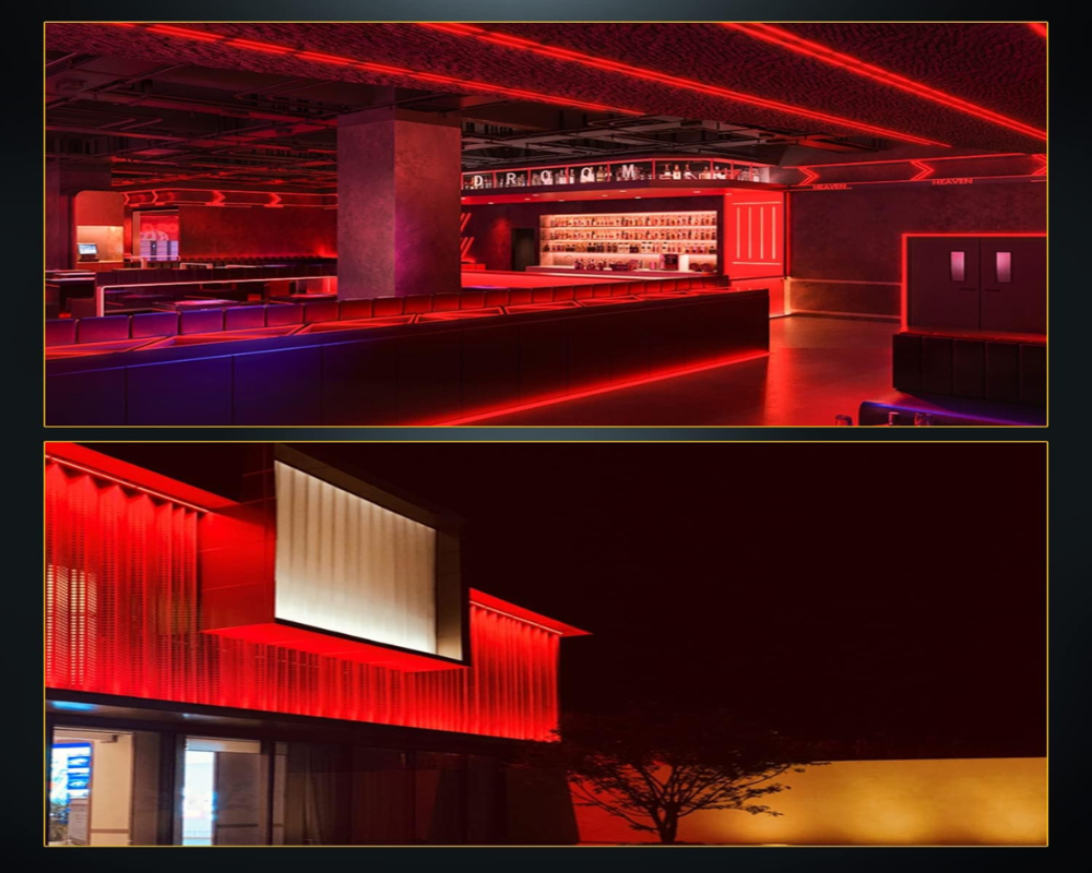 Another World VR Park Arena LED Neon Wall Lights SKU# AWVR003