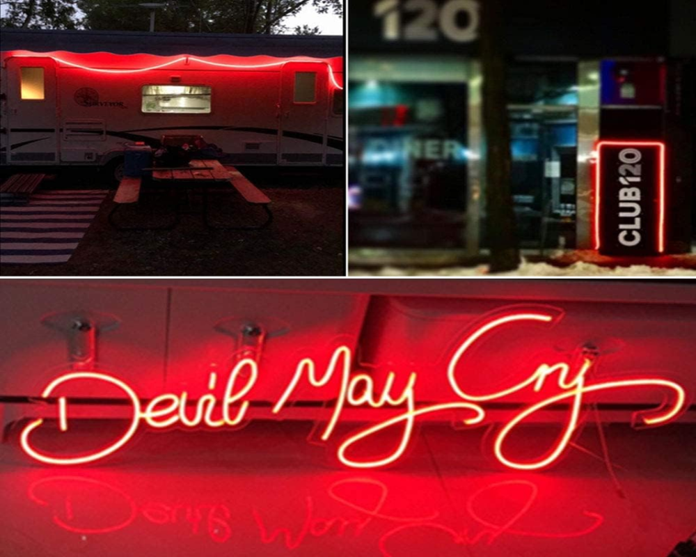 Another World VR Park Arena LED Neon Wall Lights SKU# AWVR003