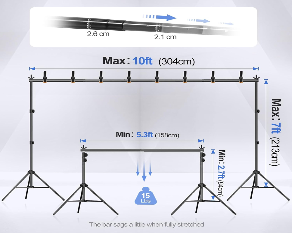 Custom 3D Wallpaper Backdrop & Stand