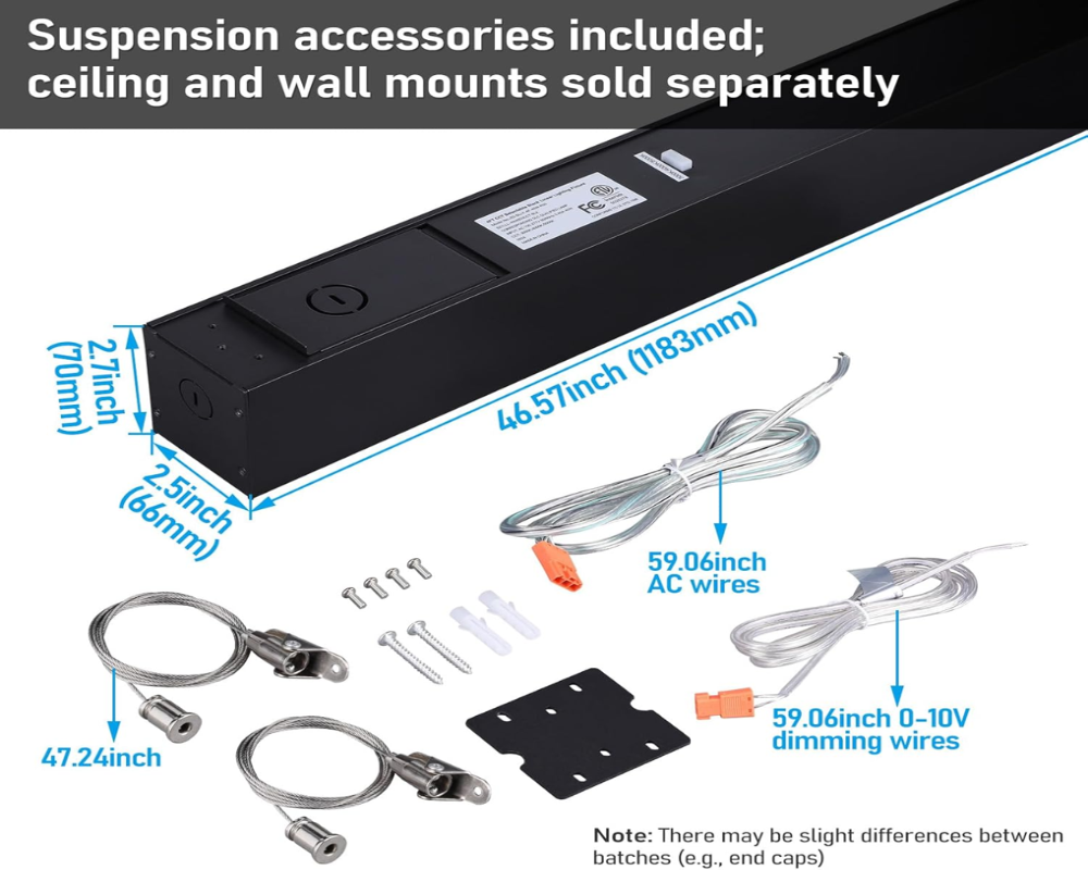 Another World LED Linear Fixture (susp or surface mount) 4 Pack SKU# AWVR005