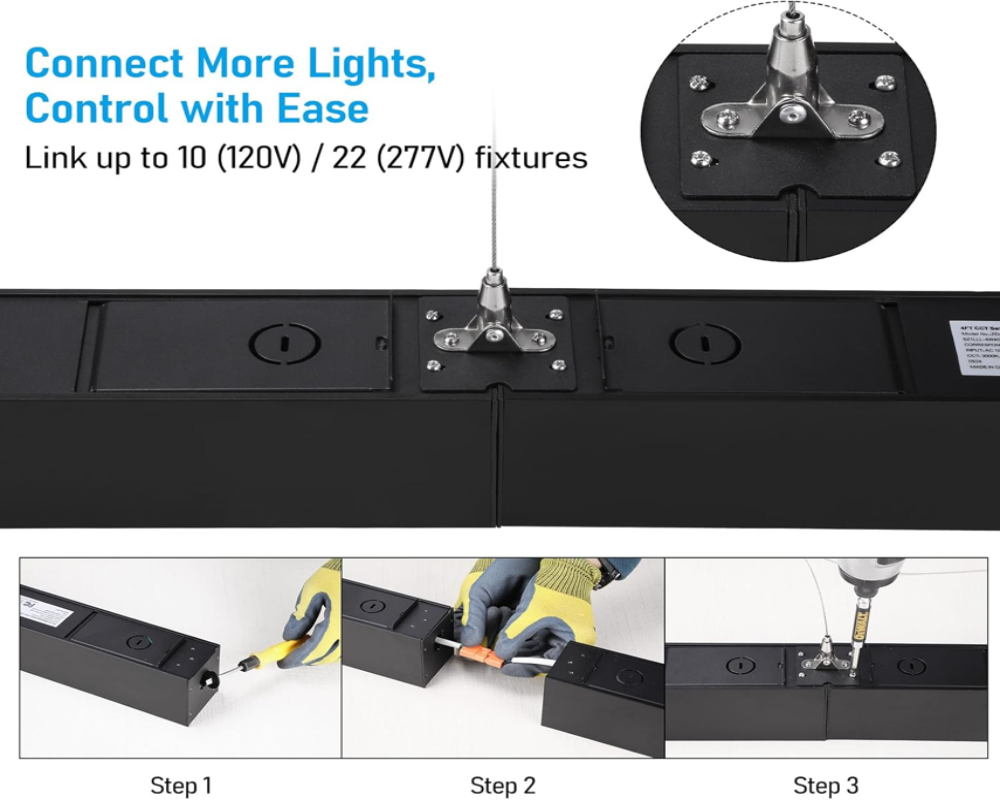 Another World LED Linear Fixture (susp or surface mount) 4 Pack SKU# AWVR005