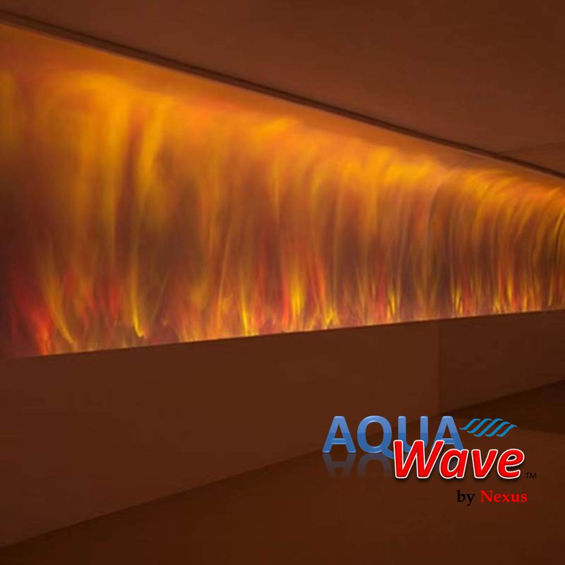 3D LED AquaWave Wallpaper (RGB) SKU# AQUW0001