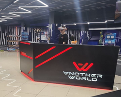 Another World Reception Desk - Custom Made