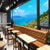 Ocean View Wallpaper for Restaurant Wallpaper