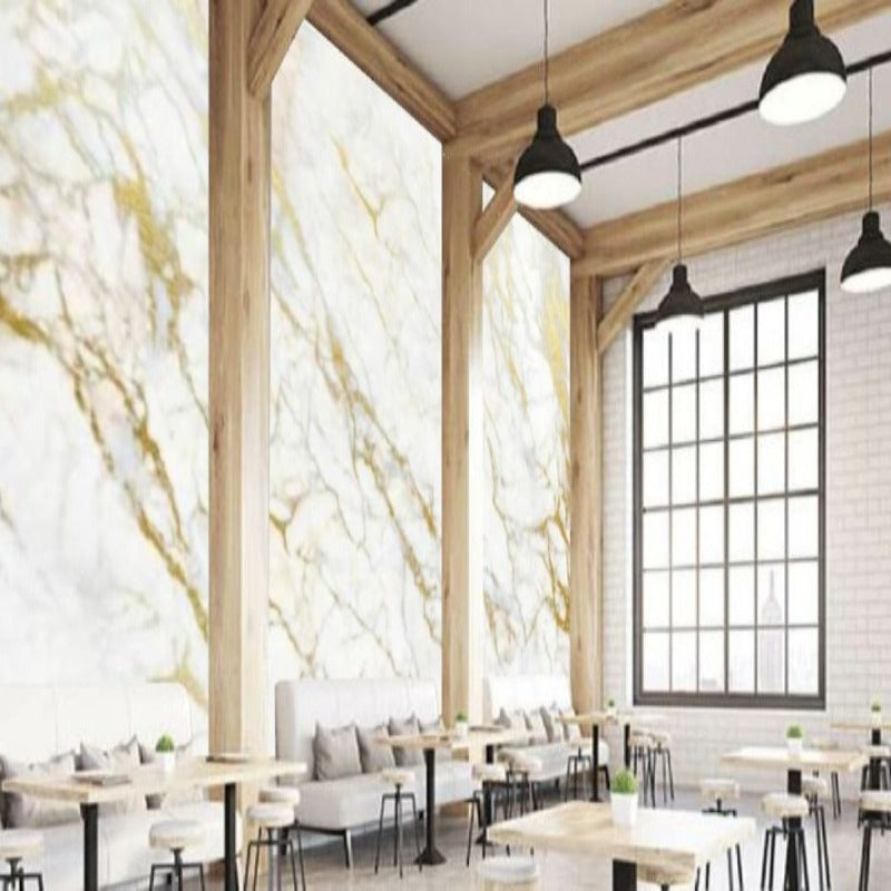 Marble Wallpaper for Restaurant Wallpaper