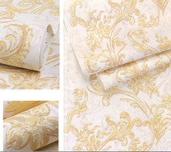 European Style Retro Flower Wallpaper SKU# WAL0410