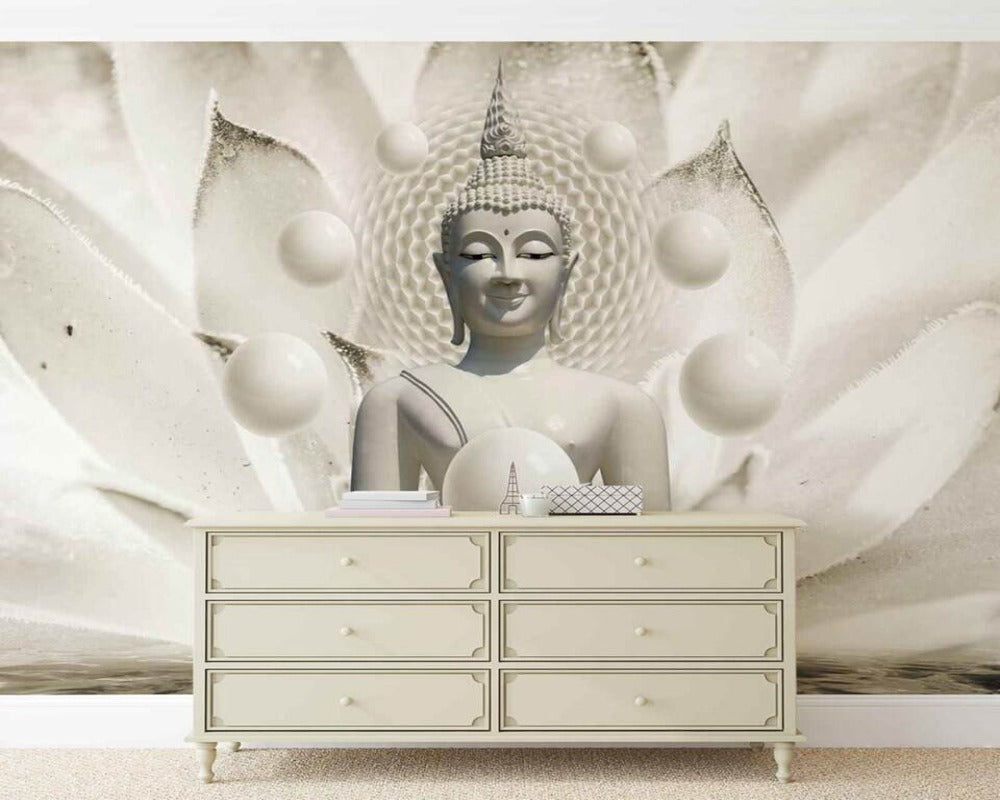 3D Wallpaper Buddha Various Designs 