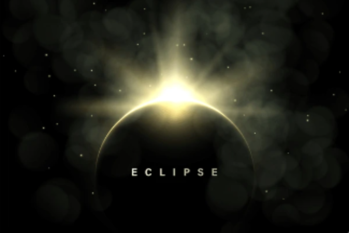 3D Wallpaper Solar Eclipse Totality Series I SKU# WAL0432