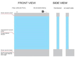 AquaWall Multi-LED Light Show SKU# AQU0001