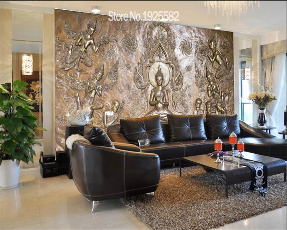 3D Wallpaper Buddha Various Designs SKU# WAL0107