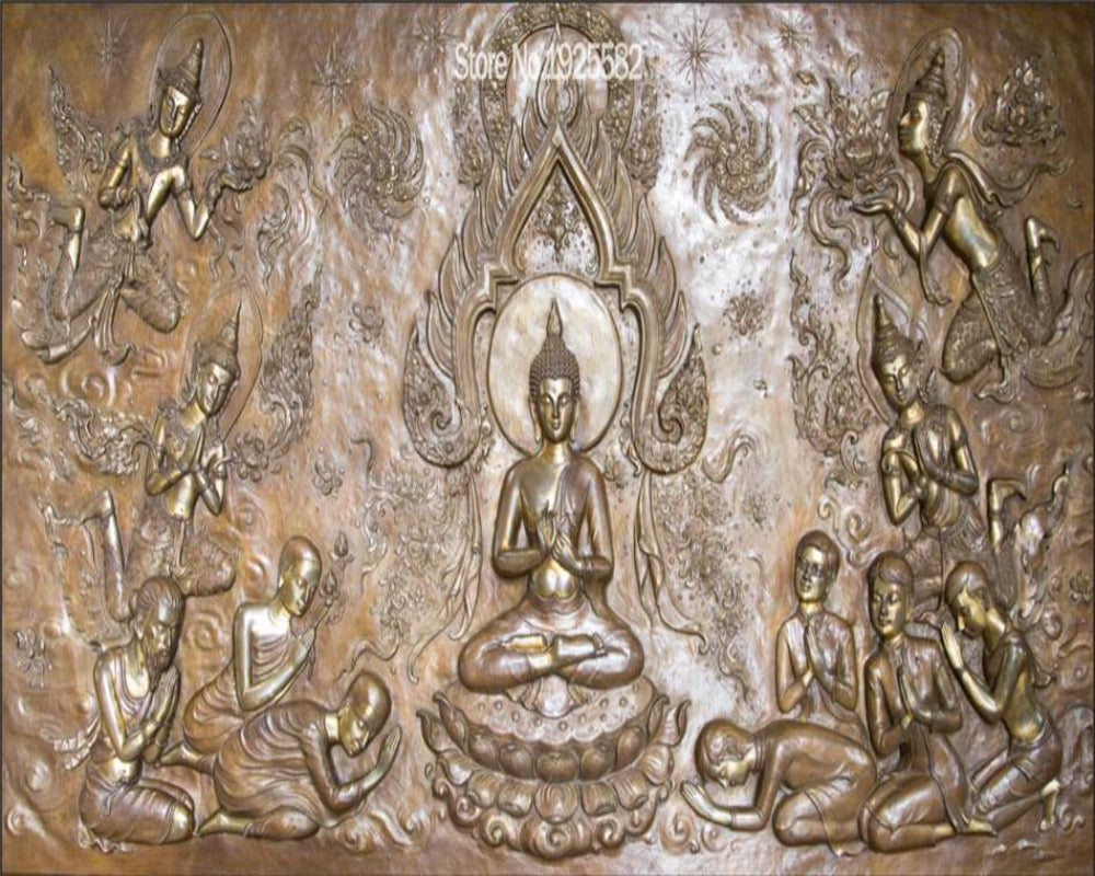 3D Wallpaper Buddha Various Designs SKU# WAL0107