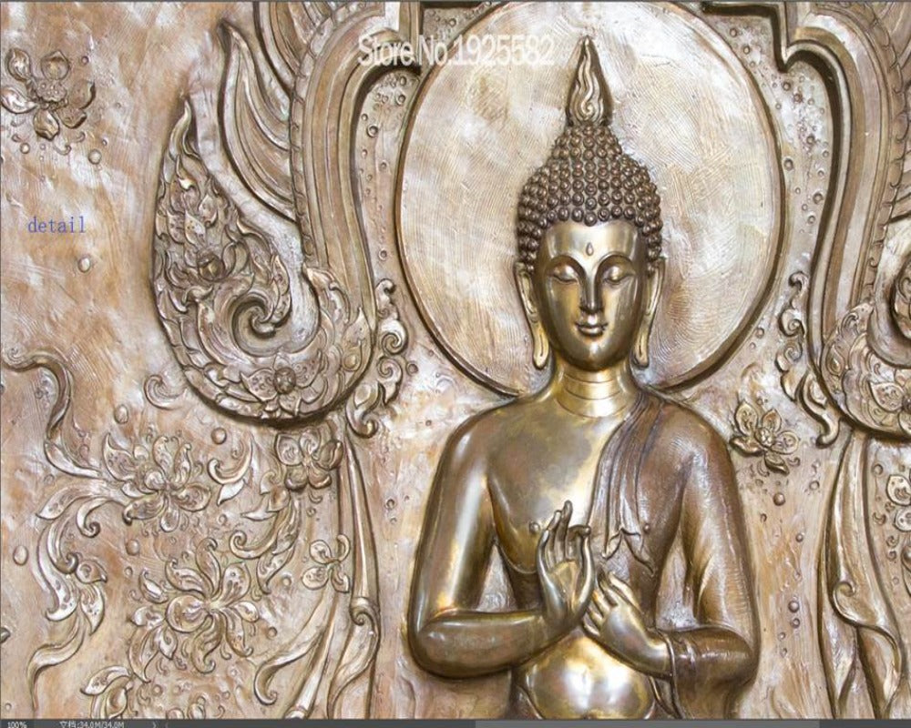 3D Wallpaper Buddha Various Designs SKU# WAL0107