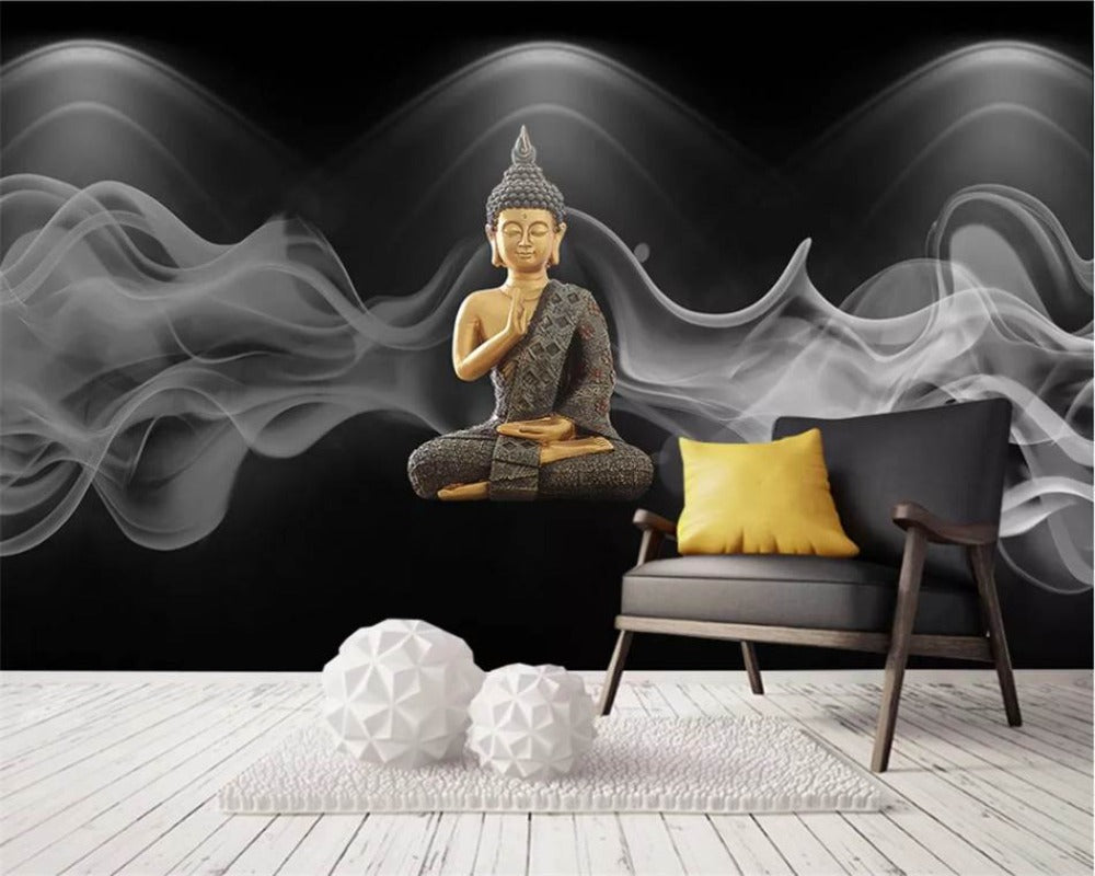 3D Wallpaper Buddha Various Designs 