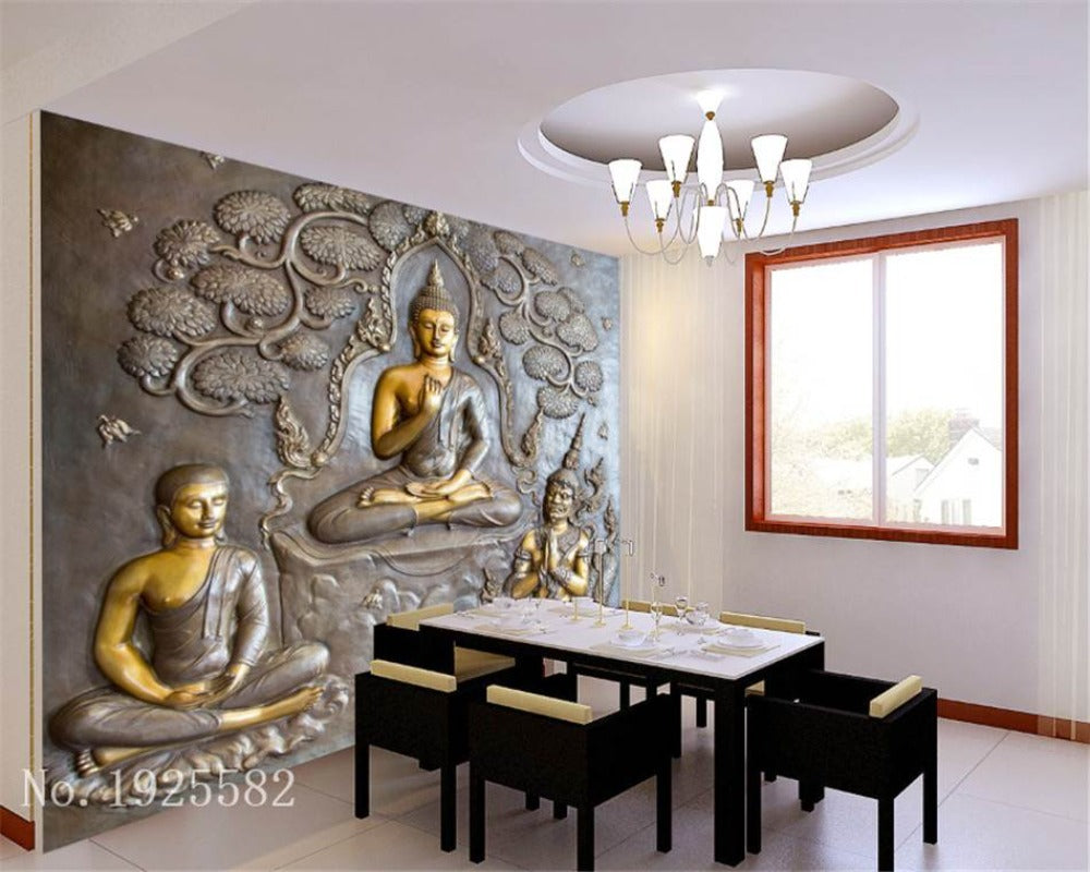 3D Wallpaper Buddha Various Designs SKU# WAL0107