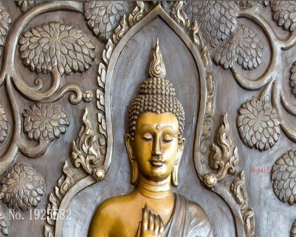 3D Wallpaper Buddha Various Designs SKU# WAL0107