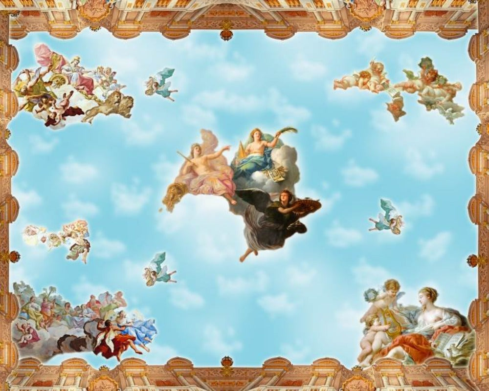 3D Ceiling Various Chateau De Chantilly SKU# WAL0001