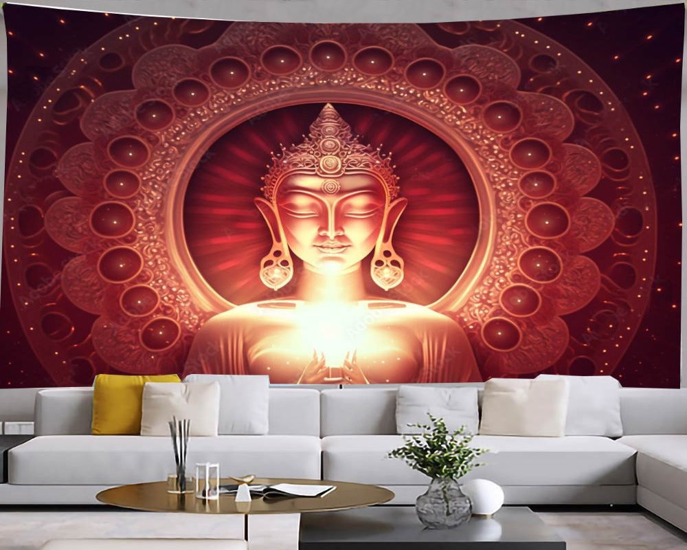3D Wallpaper Buddha Various Designs SKU# WAL0107