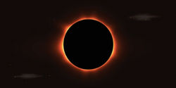 3D Wallpaper Solar Eclipse Totality Series I SKU# WAL0432