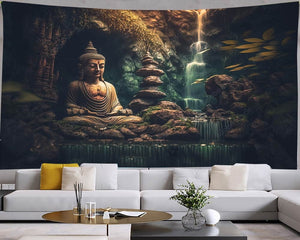 3D Wallpaper Buddha Various Designs WAL0107