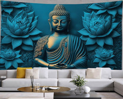 3D Wallpaper Buddha Various Designs WAL0107