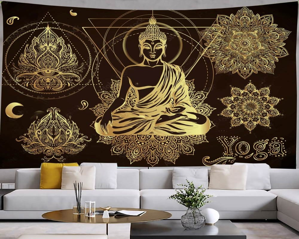 3D Wallpaper Buddha Various Designs SKU# WAL0107