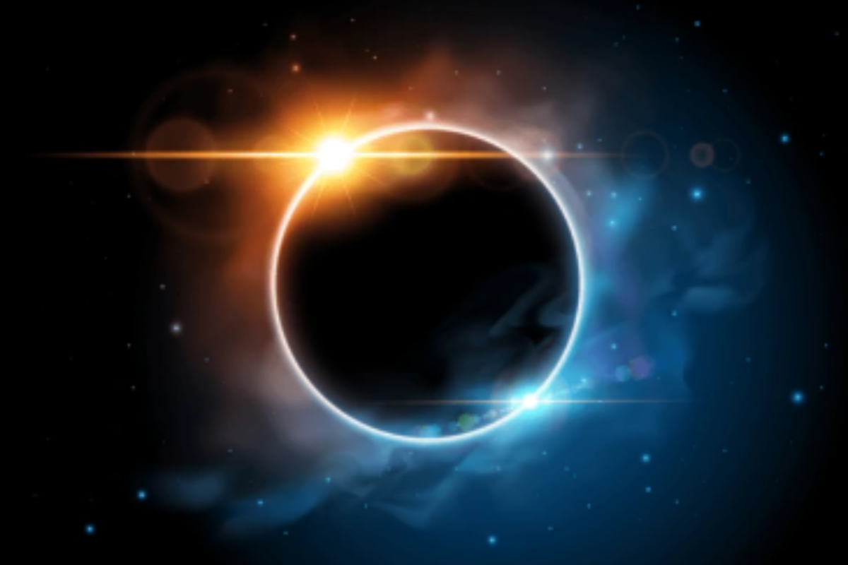 3D Wallpaper Solar Eclipse Totality Series I SKU# WAL0432