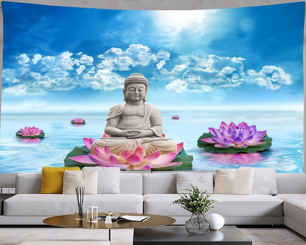 3D Wallpaper Buddha Various Designs SKU# WAL0107