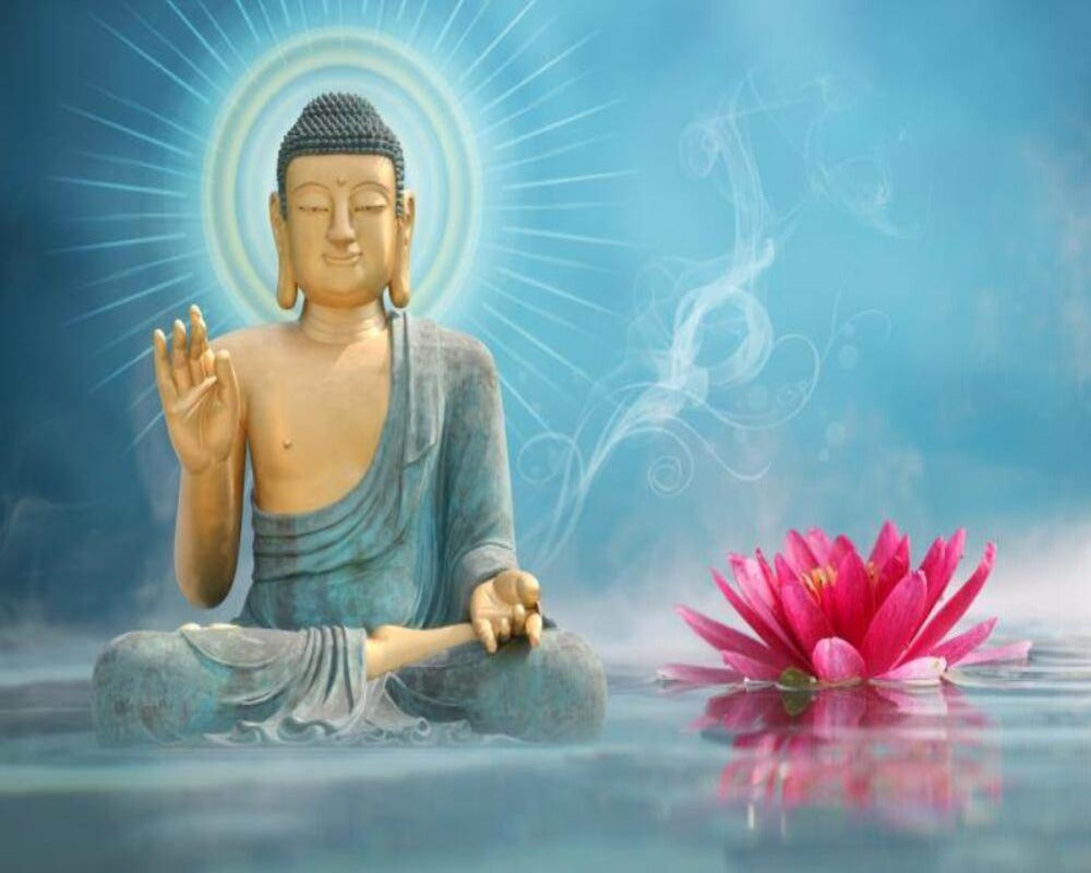 3D Wallpaper Buddha Various Designs SKU# WAL0107