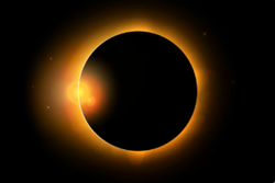 3D Wallpaper Solar Eclipse Totality Series I SKU# WAL0432