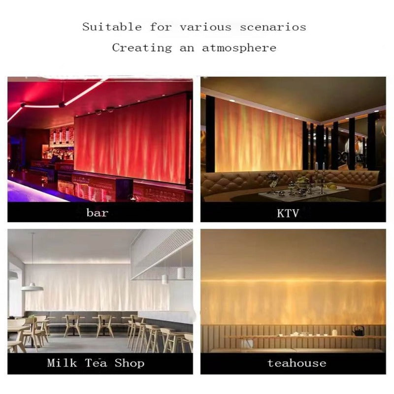 3D LED AquaWave Wallpaper (RGB) SKU# AQUW0001