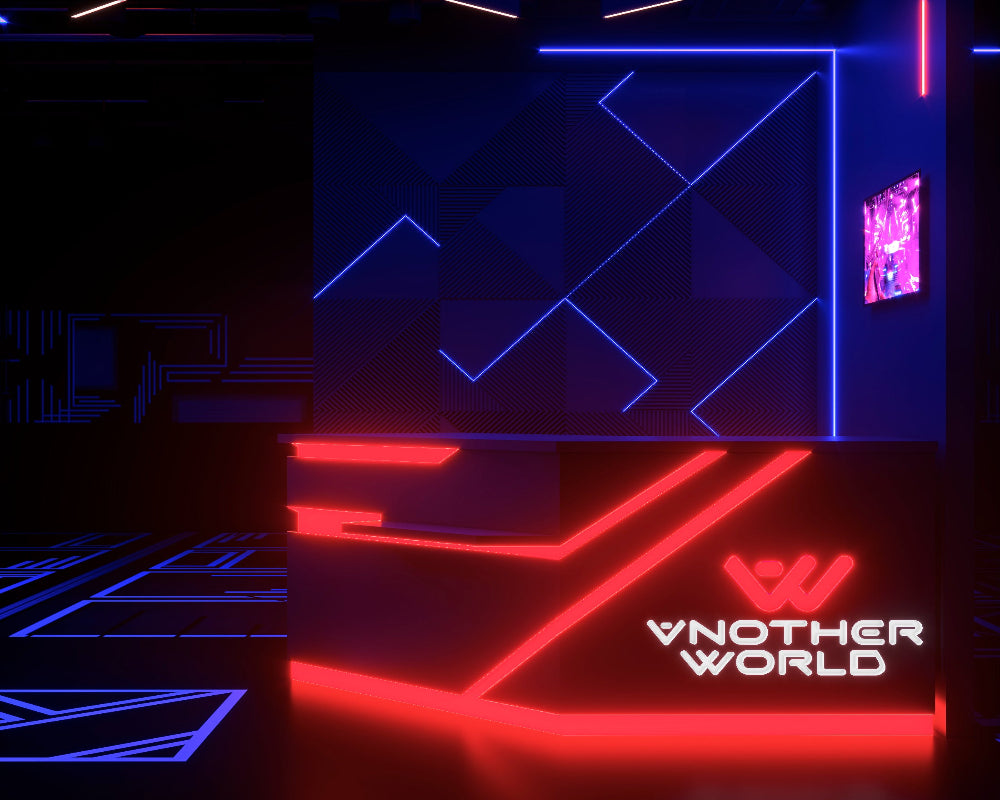 Another World Reception Desk - Custom Made SKU# AWVR001