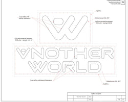 Another World Reception Desk - Custom Made