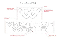 Another World Reception Desk - Custom Made