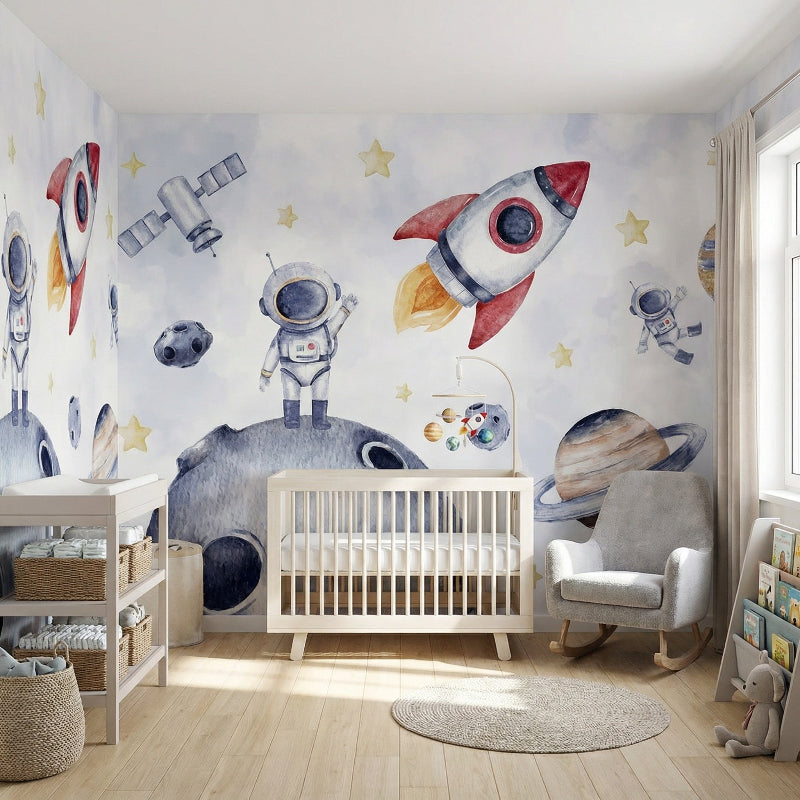 3D Wallpaper Tiny Astronaut Adventures