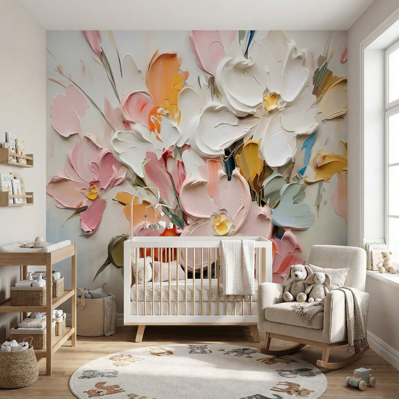 3D Wallpaper Petals in Motion